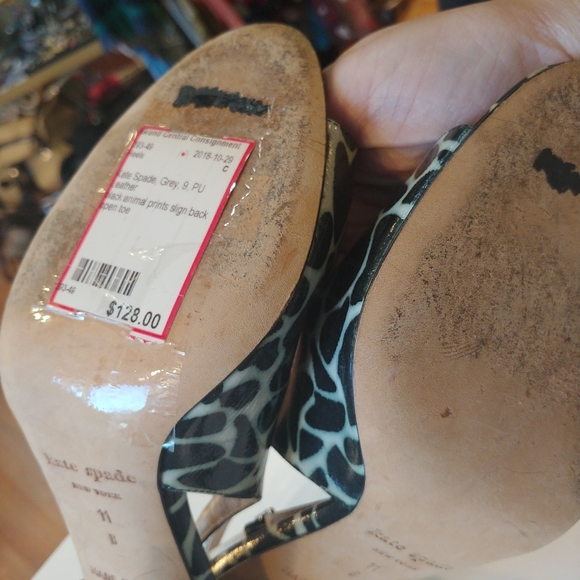 Kate Spade zebra print heels - Picture 5 of 5